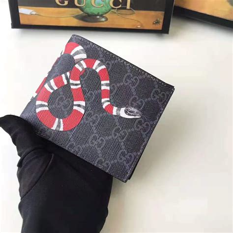 gucci wallet with lion|gucci gg supreme wallet.